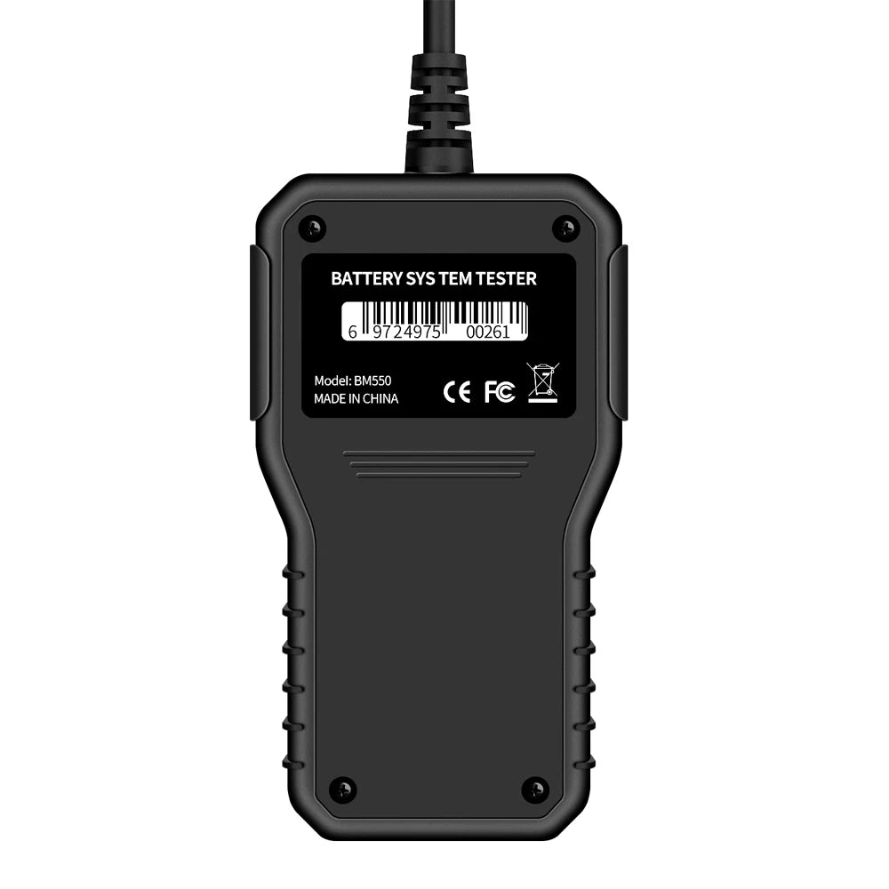 KINGBOLEN BM550, BM550 PLUS probador de baterÃa de coche 6V 12V 24V sistema de baterÃa detectar analizador de baterÃa automático herramienta de baterÃa de coche SOC SOH