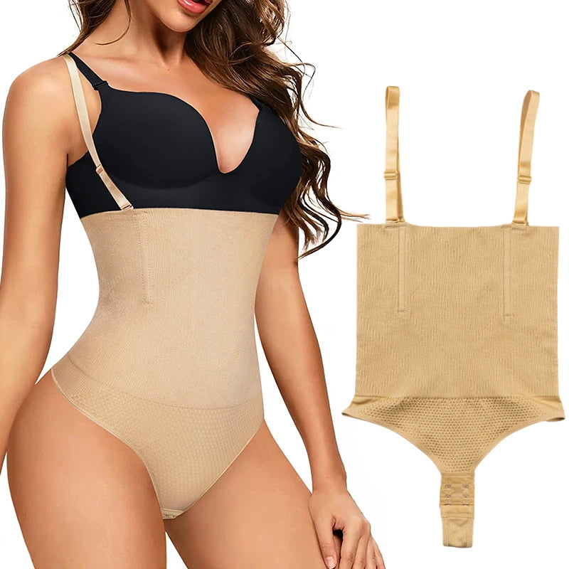 Body moldeador de cuerpo completo para mujer, ropa interior adelgazante con Control de barriga, levantador de glúteos, corsé moldeador de Abdomen con realce