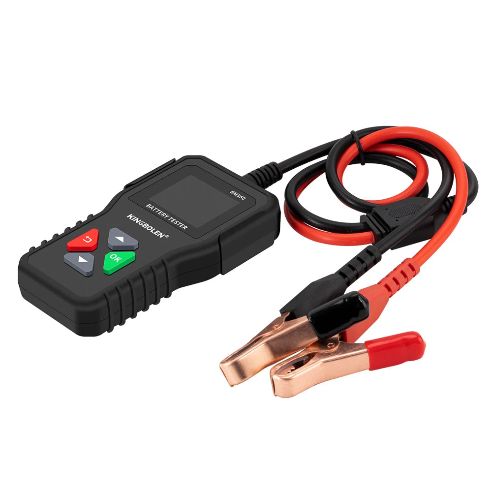 KINGBOLEN BM550, BM550 PLUS probador de baterÃa de coche 6V 12V 24V sistema de baterÃa detectar analizador de baterÃa automático herramienta de baterÃa de coche SOC SOH