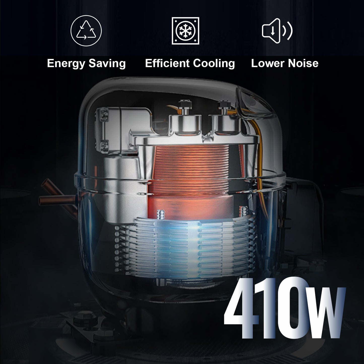 VEVOR Máquina para Hacer Hielo de Acero Inoxidable de Calidad Alimentaria, Trituradora de Máquina de Hielo Comercial, 280W, 68kg/24 horas, Panel de Control LCD Inteligente para Cafeterías y Bares