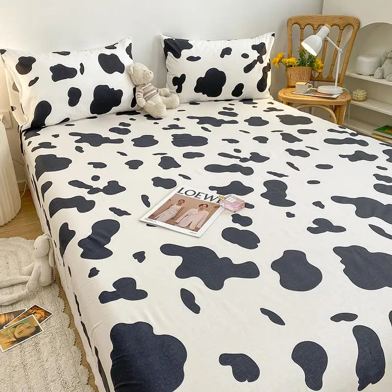 Bonenjoy-sábana bajera de algodón puro con estampado de dibujos animados de coche, funda de cama elástica, Sábana inferior individual, tamaño Queen, sin funda de almohada, 1 unidad