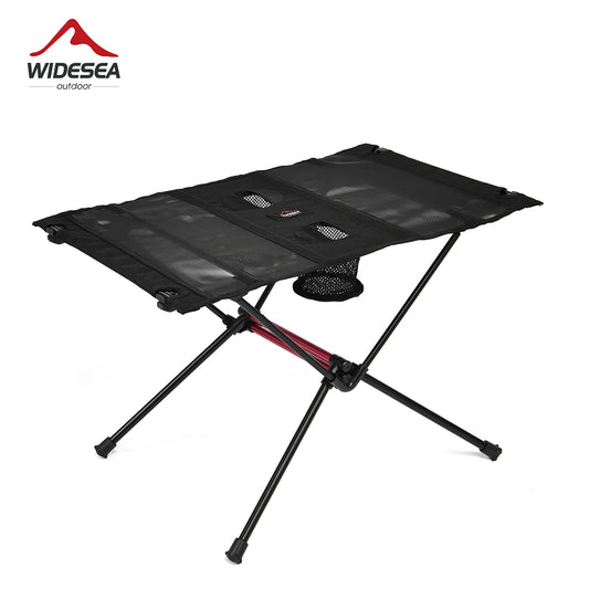 Mesa plegable para acampar Widesea, Picnic turístico, cena Pliante, muebles de viaje plegables, suministros de equipo, turismo, pesca al aire libre