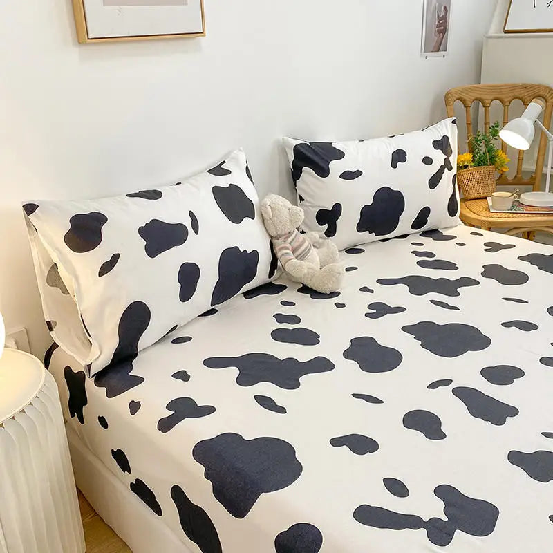 Bonenjoy-sábana bajera de algodón puro con estampado de dibujos animados de coche, funda de cama elástica, Sábana inferior individual, tamaño Queen, sin funda de almohada, 1 unidad