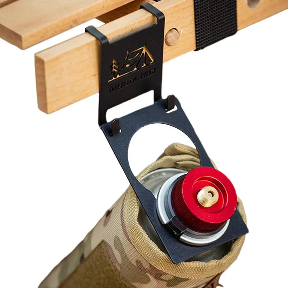 Gancho para colgar tanque de estufa, gancho para mesas de Camping, herramienta para colgar bote de Gas, gancho para colgar tanque de estufa, colgador de accesorios de tanque portátil