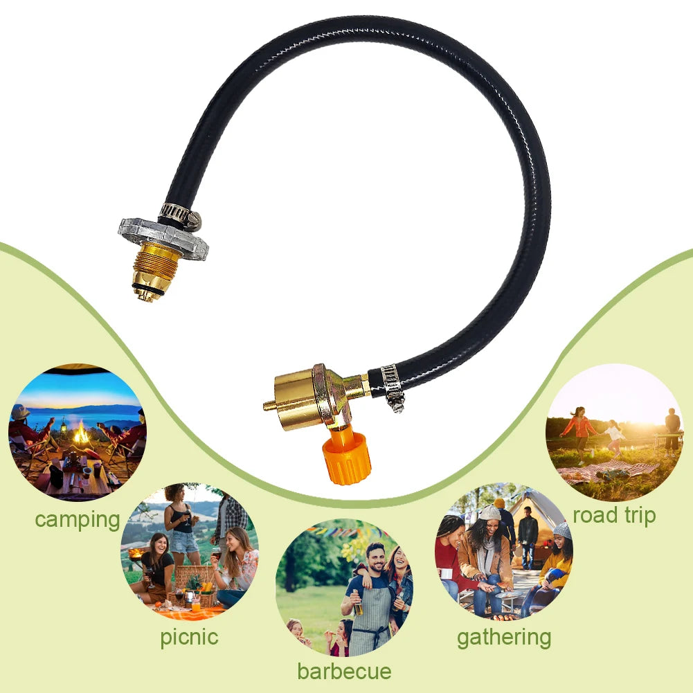 Adaptador de recarga de propano para estufa de Gas, acoplador de tanque de llenado, convertidor de cilindro, accesorios de carga de Gas para acampar al aire libre