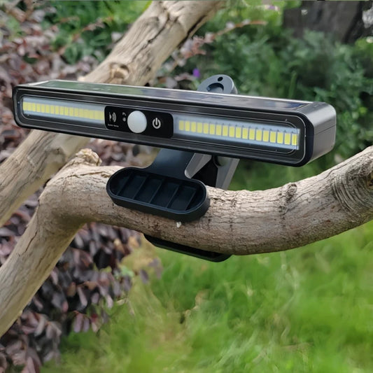 Luces solares para jardín al aire libre, lámpara LED impermeable de inducción humana para paisaje, equipo de iluminación para Picnic y acampada