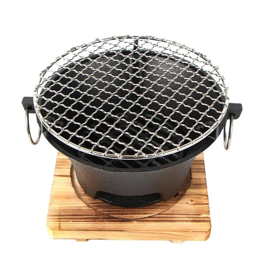Horno de hierro fundido, chimenea, estufa de carbÃ³n y alcohol, barbacoa de estilo japonÃ©s coreano, jardÃ­n familiar, restaurante para acampar al aire libre