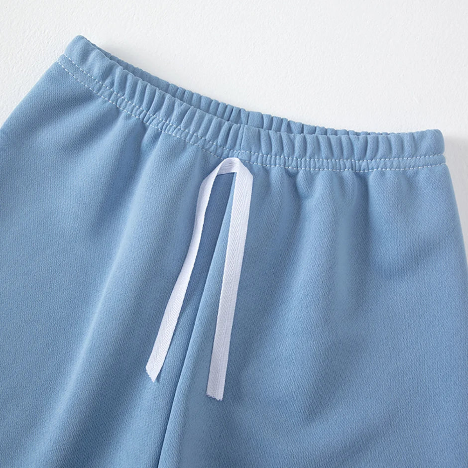 1/3/6 Pcs Children's Solid Color Drawstring Strap Shorts Boy Casual Fashion Pants Girl Joker Comfortable Elastic Waist Pants