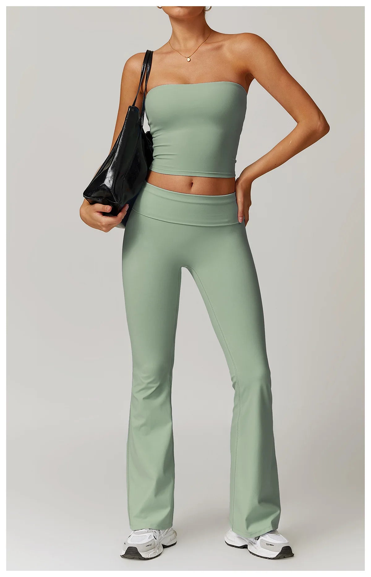 Chaleco de Yoga sin tirantes para mujer, Sujetador deportivo Sexy con parte de atrás bonita para mujer, ropa interior para gimnasio, Top deportivo de secado rápido que absorbe los golpes