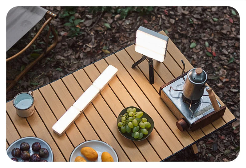 Naturehike-luz LED para tienda de campaña, linterna portátil recargable, lámpara de trabajo, iluminación de mantenimiento al aire libre, luz plegable tipo C