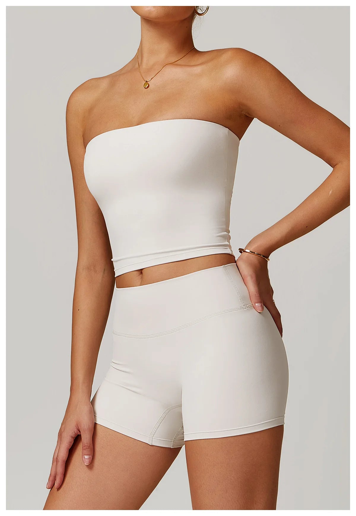 Chaleco de Yoga sin tirantes para mujer, Sujetador deportivo Sexy con parte de atrás bonita para mujer, ropa interior para gimnasio, Top deportivo de secado rápido que absorbe los golpes