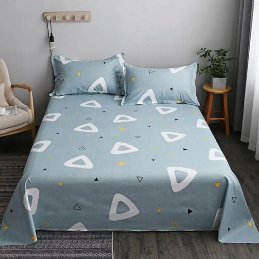 Hojas algodón lavada que ofrece comodidad y estilo para dormitorio sofisticado Y5GB