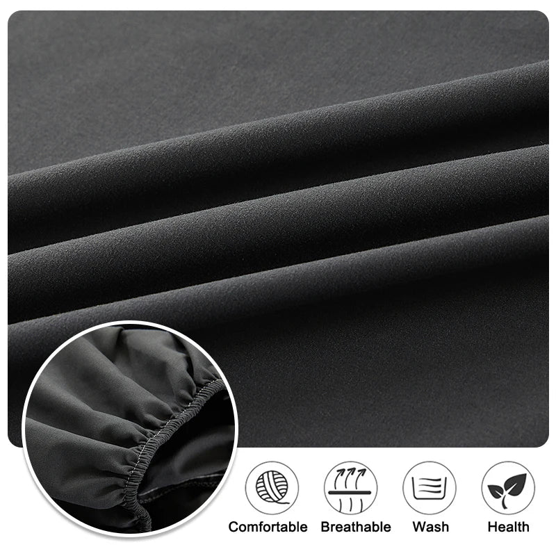 Sábana bajera 100% de algodón con bandas elásticas, fundas de colchón ajustables antideslizantes para cama individual, doble, King y Queen, 140/160/200CM