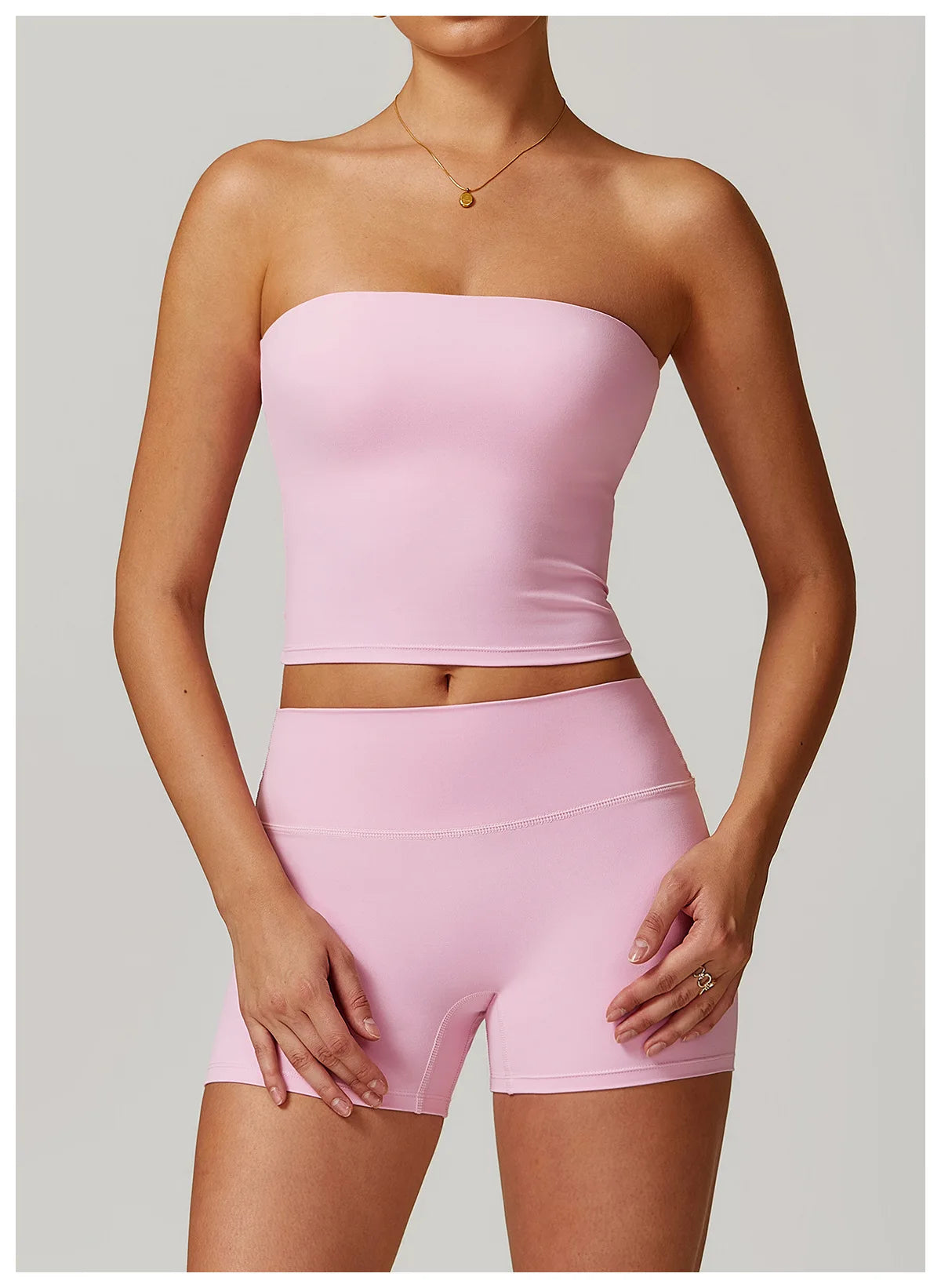 Chaleco de Yoga sin tirantes para mujer, Sujetador deportivo Sexy con parte de atrás bonita para mujer, ropa interior para gimnasio, Top deportivo de secado rápido que absorbe los golpes