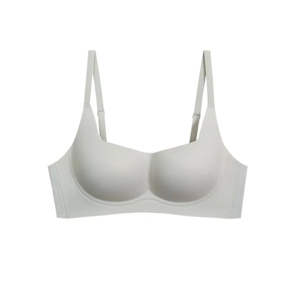 Cómodo sujetador sin costuras a prueba de golpes, ropa interior antiflacidez, sujetador de realce, Bralette íntimo para mujer y niña