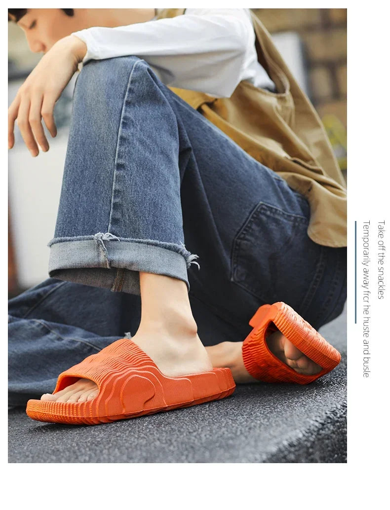 Zapatillas de casa suaves para parejas, zapatillas de baÃ±o antideslizantes para interiores de verano, sandalias de Hotel de Color sÃ³lido, chanclas para hombres y mujeres, zapatos planos