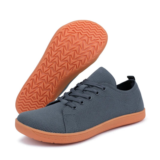 Zapatos descalzos con punta ancha para hombre y mujer, zapatillas minimalistas para caminar |   Suela caÃ­da cero |   Malla transpirable