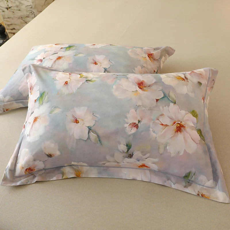 Juego de cuatro piezas de algodón puro 2024, ropa de cama de cuatro piezas, adecuado para uso doméstico, nuevo estilo de lujo, 100%