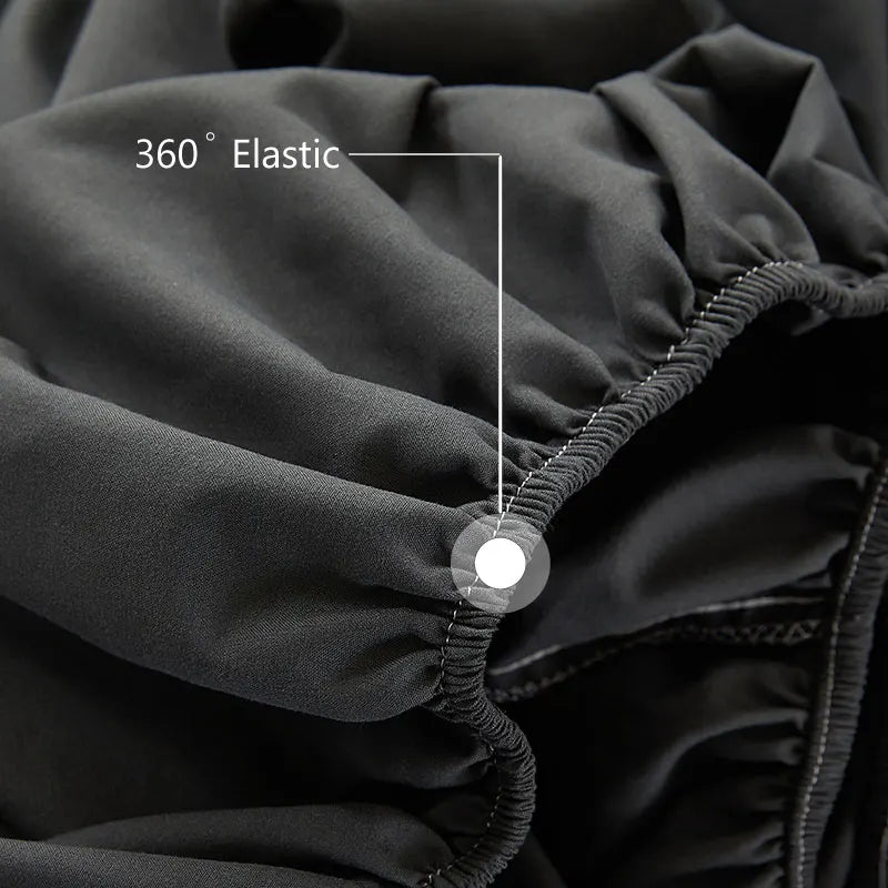Sábana bajera 100% de algodón con bandas elásticas, fundas de colchón ajustables antideslizantes para cama individual, doble, King y Queen, 140/160/200CM