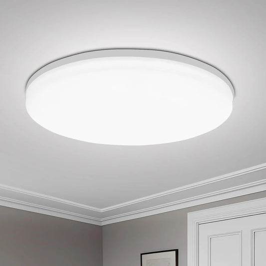 Luz de techo LED redonda, accesorio de iluminaciÃƒÂ³n decorativo para el hogar, sala de estar, dormitorio, cocina interior, 18 W, 24 W, 36 W, 48W