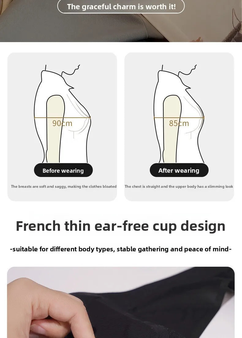 Venta al por mayor, ropa interior de tubo de diseño novedoso para niñas sin aros, almohadilla para el pecho todo en uno, sujetador push-up de pecho pequeño con correas