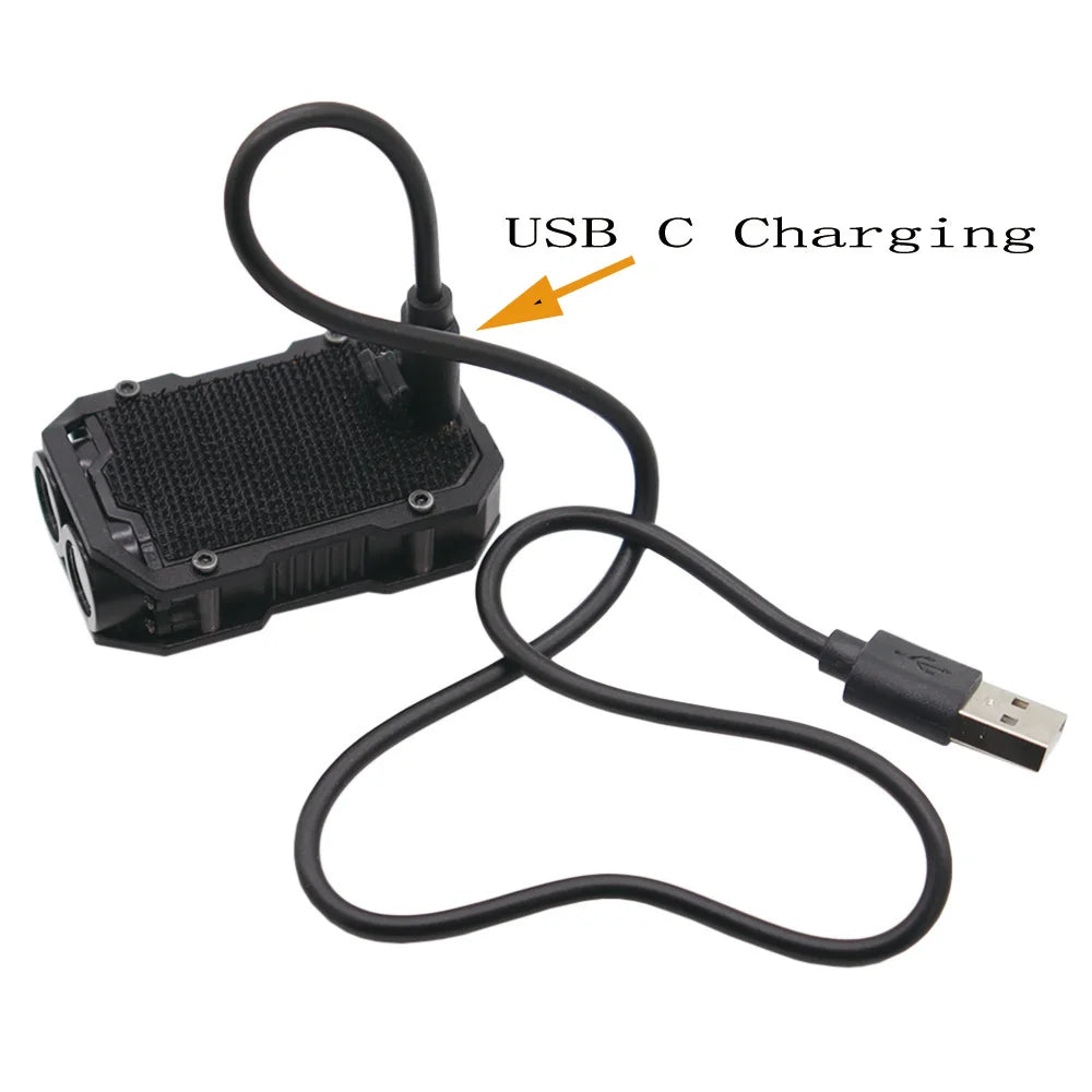 Linterna táctica EDC portátil Mini luz o placa de bucle de gancho Camping senderismo luz intermitente de seguridad para correa de mochila de 25mm