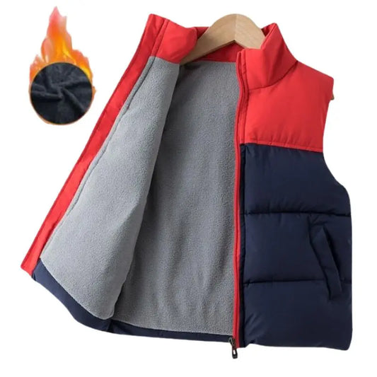 Chalecos de algodÃƒÂ³n para niÃƒÂ±as y niÃƒÂ±os, chaqueta cÃƒÂ¡lida sin mangas para niÃƒÂ±os, chaleco para niÃƒÂ±os, prendas de vestir exteriores, abrigo para OtoÃƒÂ±o e Invierno para niÃƒÂ±os