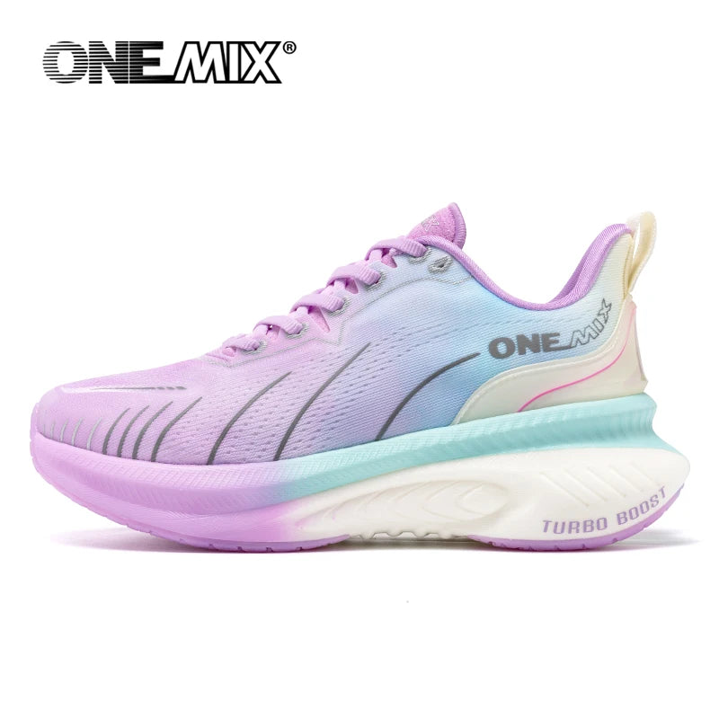 Â¡Novedad de ONEMIX! Zapatillas de correr para hombre, zapatillas deportivas antideslizantes para mujer