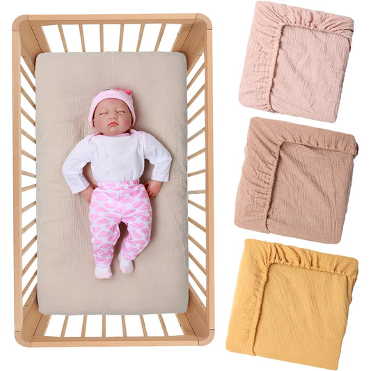 Juego de cama de algodón para recién nacido, sábanas para cuna, funda para cama de bebé, colcha, sábana para madre materna, juego de cama para cuna de bebé, cosas para bebé