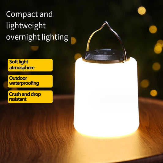 Linterna de luz de camping recargable, linterna de camping, luz blanca cálida de 3000K, linterna Led impermeable, suministros para acampar/senderismo