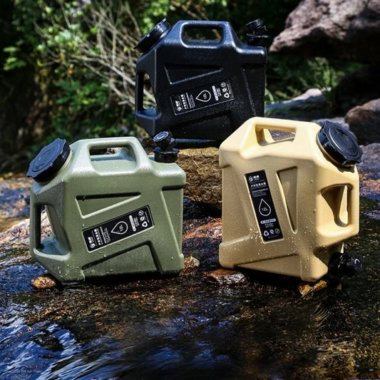 Cubo de agua para vehículo de recorrido autónomo al aire libre, cubo de almacenamiento de agua para el hogar, cubo de agua para acampar, cubo de agua pura potable