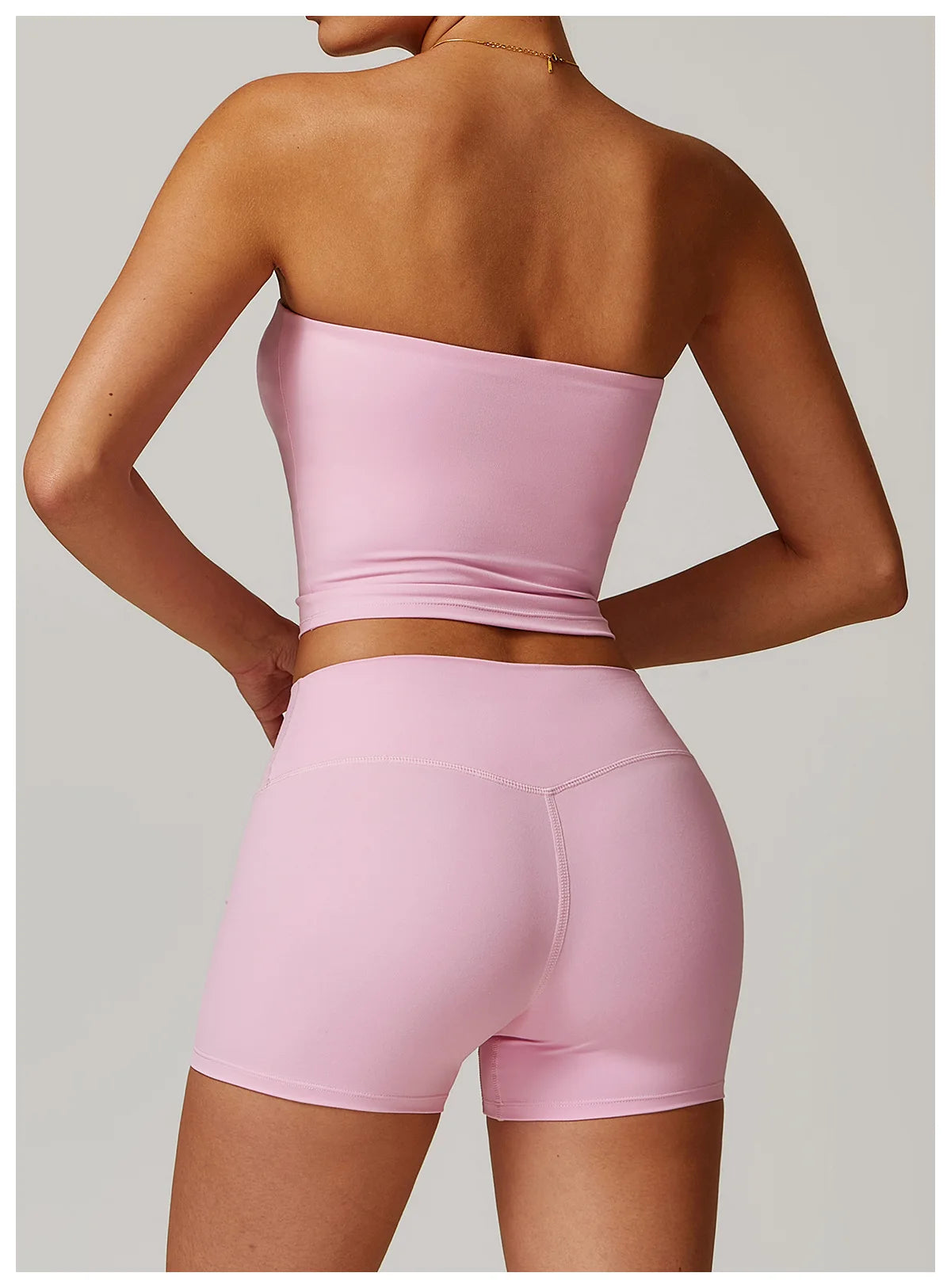 Chaleco de Yoga sin tirantes para mujer, Sujetador deportivo Sexy con parte de atrás bonita para mujer, ropa interior para gimnasio, Top deportivo de secado rápido que absorbe los golpes