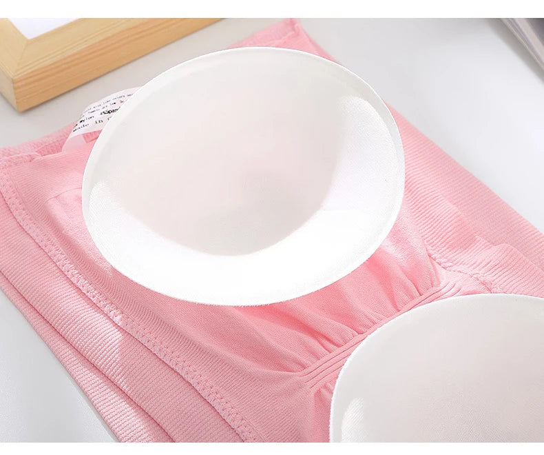 1 Uds. Sujetador de talla grande para mujer, sujetador sin tirantes, cojín fino extraíble para el pecho, sujetador Invisible elástico sin costuras, S-6XL