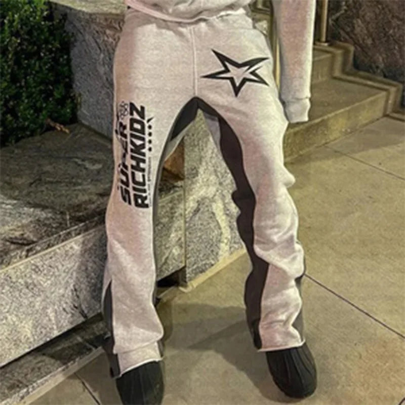 2025 Otoño/Invierno nueva ropa Y2K ropa de hombre y pantalones de mujer pantalones de Fitness tendencia de moda pantalones de calle altos pantalones casuales