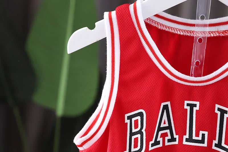 2025 Verano bebÃƒÂ© niÃƒÂ±o niÃƒÂ±a baloncesto guarderÃƒÂ­a ropa camiseta camisola + Pantalones cortos niÃƒÂ±os chÃƒÂ¡ndales 1 2 3 4 5 6 aÃƒÂ±os