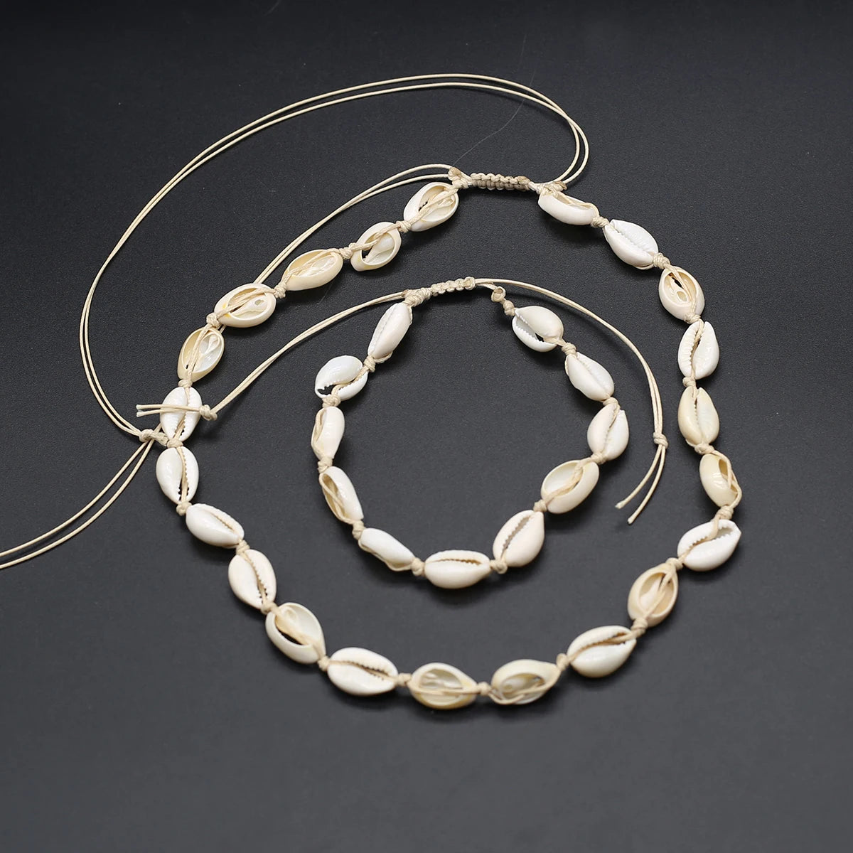 1 Juego de collares y pulseras de cuentas naturales de agua dulce, accesorios de joyería encantadores, decoración navideña de verano, regalos diarios