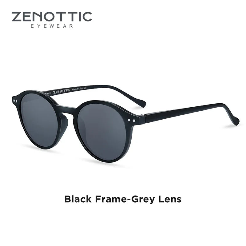ZENOTTIC (tamaÃƒÂ±o S) gafas de sol polarizadas circulares Retro 2024 2025 hombres mujeres Vintage pequeÃƒÂ±as gafas de sol redondas UV400 gafas de sol