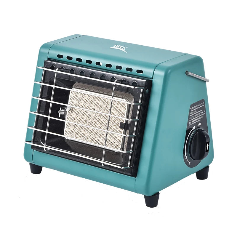 Calentador de tienda portátil BRS-H23, calentador de butano para espacio exterior de 1500W con válvula de Control, calentador de Patio de rayos infrarrojos para acampar en invierno