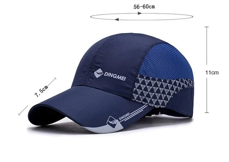 Sombreros para hombres, primavera y verano, nuevos sombreros de viaje con sombrilla para exteriores, gorras de bÃ©isbol casuales de moda, gorras para jÃ³venes y de mediana edad