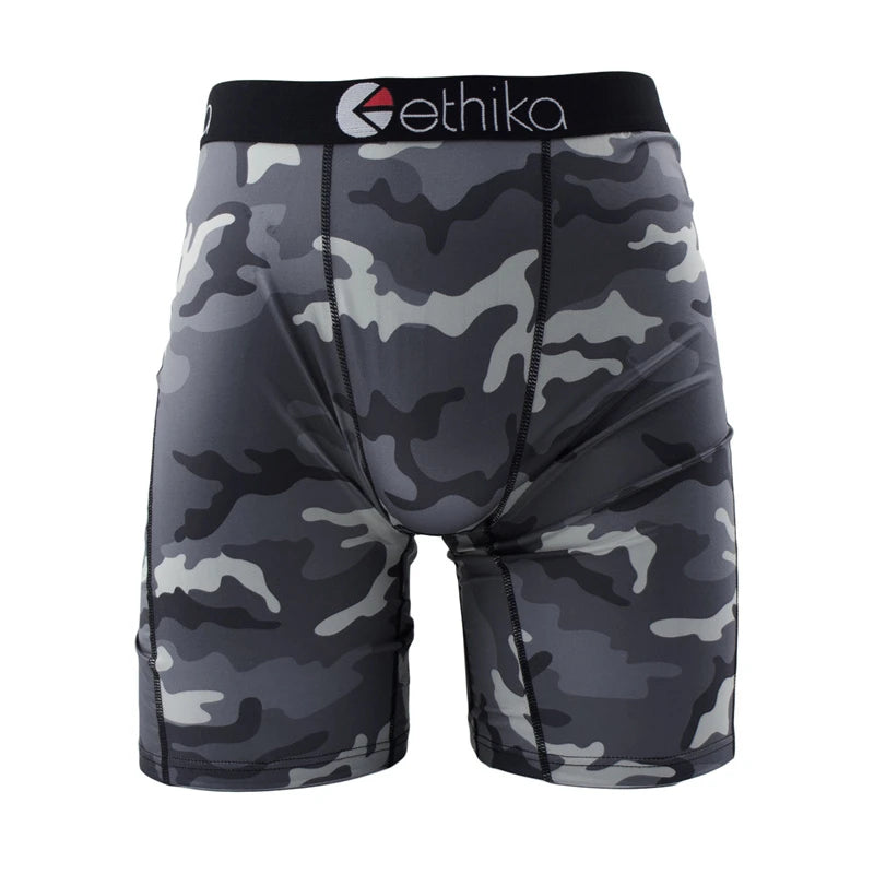 ETHIKA ropa interior 1 Uds. Boxershorts estampados sexis para hombre bañadores transpirables para hombre de talla grande S-3XL calzoncillos de natación para hombre bragas para hombre