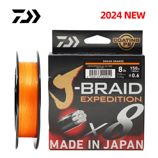 2024 DAIWA J-BRAID Expedition X8 LÃƒÆ’Ã‚Â­nea de pesca 150/300M PE trenzado