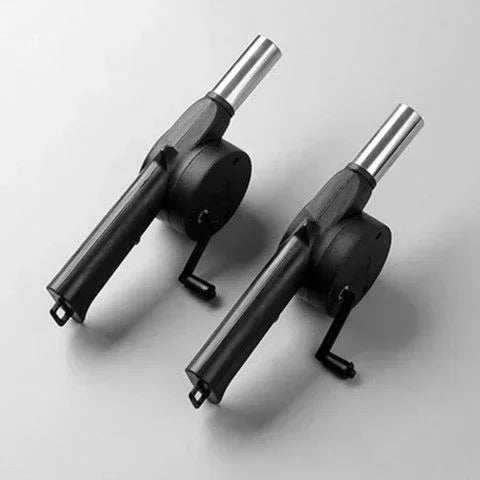 Soplador de mano portátil para exteriores, soplador de combustión de carbón para barbacoa doméstica, herramientas para barbacoa, accesorios para barbacoa y acampada