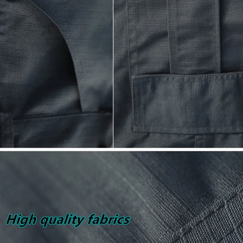 Pantalones tácticos militares Cargo para hombre, pantalones impermeables, pantalones casuales, resistentes al desgaste, con múltiples bolsillos, para senderismo al aire libre, pantalones de trabajo para hombre