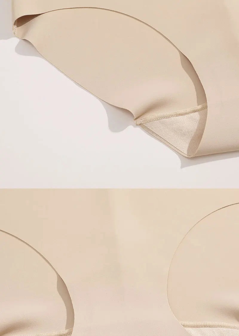 FINETOO, 1 unidad, 2024, nueva ropa interior ajustada de cintura alta para el vientre, ropa interior de seda helada para mujer, pantalones ajustados posparto finos sin costuras con forma de vientre