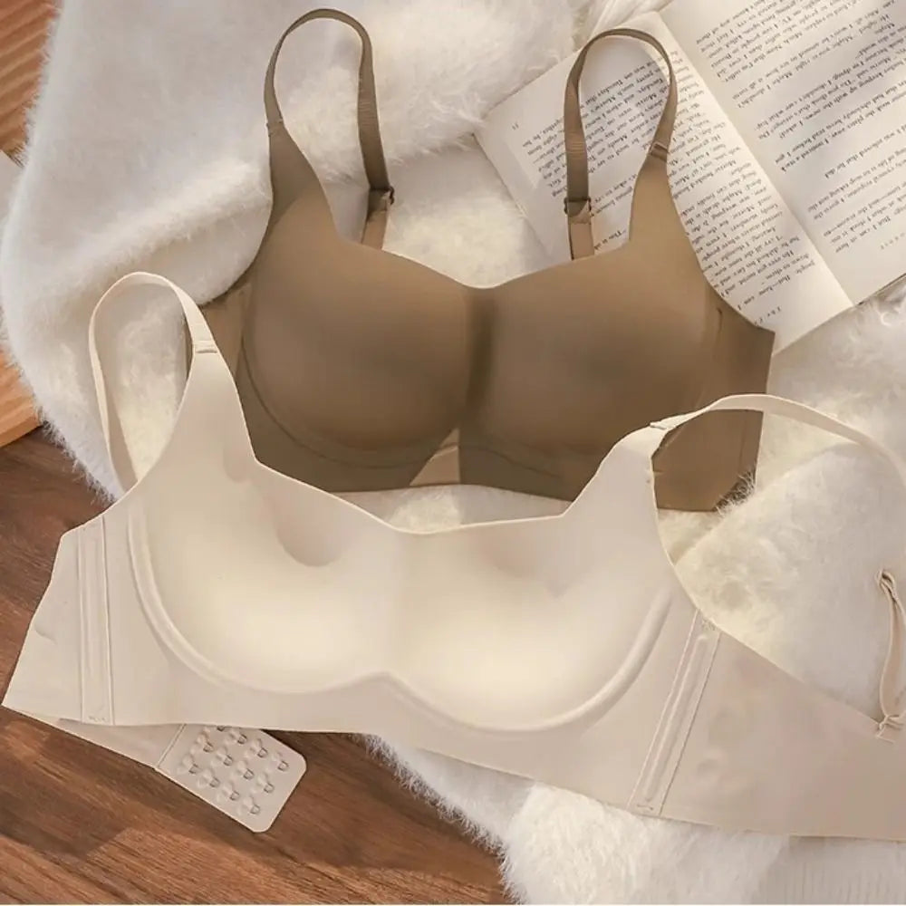 Cómodo sujetador sin costuras a prueba de golpes, ropa interior antiflacidez, sujetador de realce, Bralette íntimo para mujer y niña
