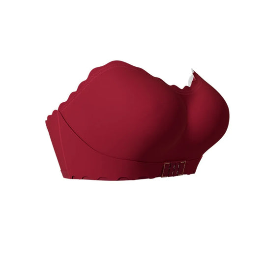 Sujetador Invisible suave sin tirantes sin costuras, sujetador ajustado antideslizante para mujer, ropa interior con hebilla frontal, sujetador de realce para fiesta