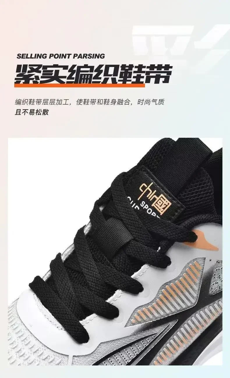 Zapatos para correr y caminar para hombre: zapatillas de tenis con cordones, ligeras, cómodas y transpirables