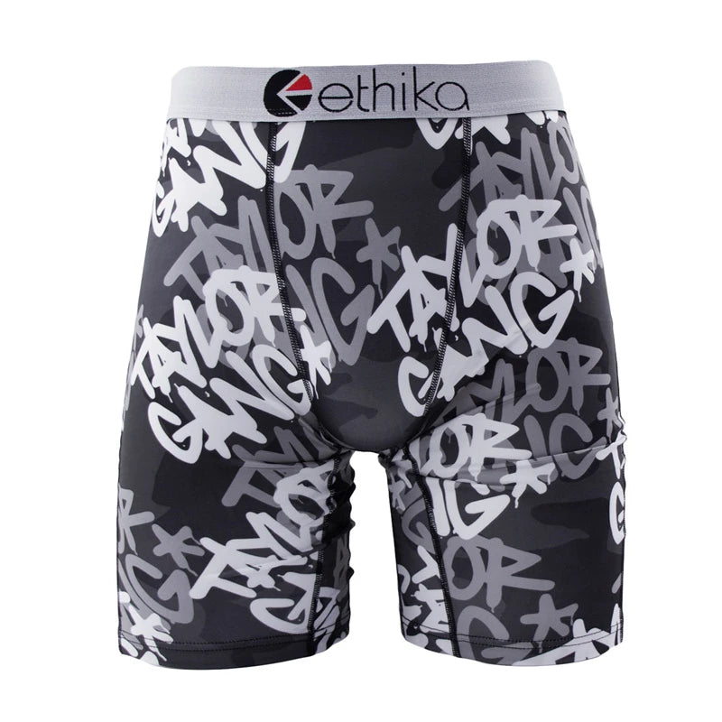 ETHIKA, 1 Uds., ropa interior sexi para hombre, Boxers transpirables para nadar, calzoncillos para hombre de talla grande S-3XL, bañadores para hombre, bragas para hombre, calzoncillos Boxer
