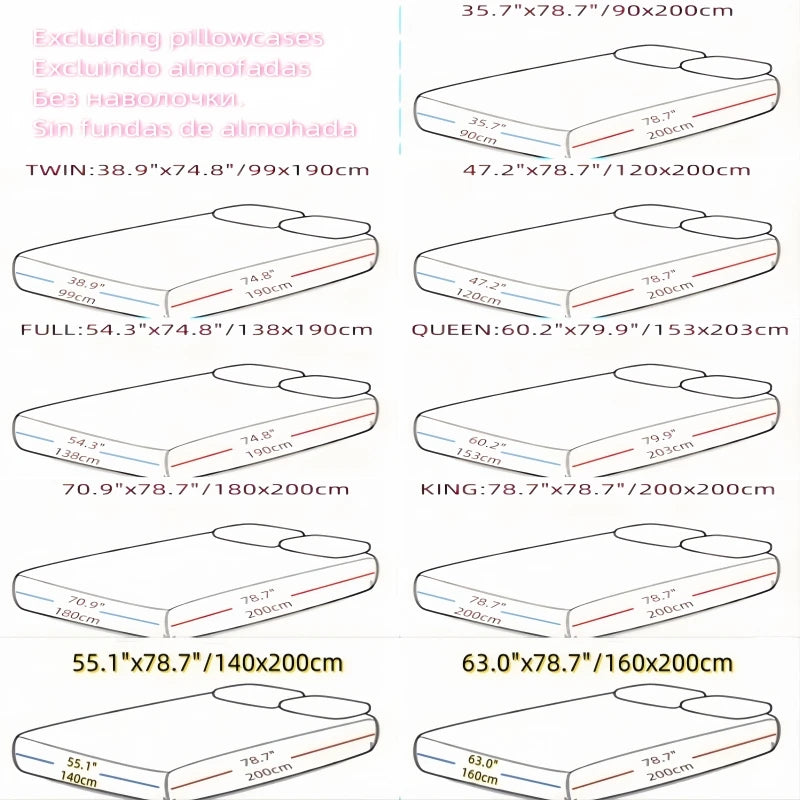 UPzo 100% poliéster 1 Uds. Sábana bajera con superficie satinada (sin funda de almohada) banda elástica alrededor de la funda de colchón sábana para cama King