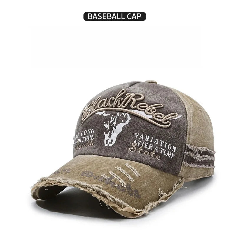 Nueva gorra de bÃ©isbol de algodÃ³n lavada a la moda para hombre, gorra deportiva Retro para hombre para las cuatro estaciones, gorra deportiva para exteriores, accesorio para hombre
